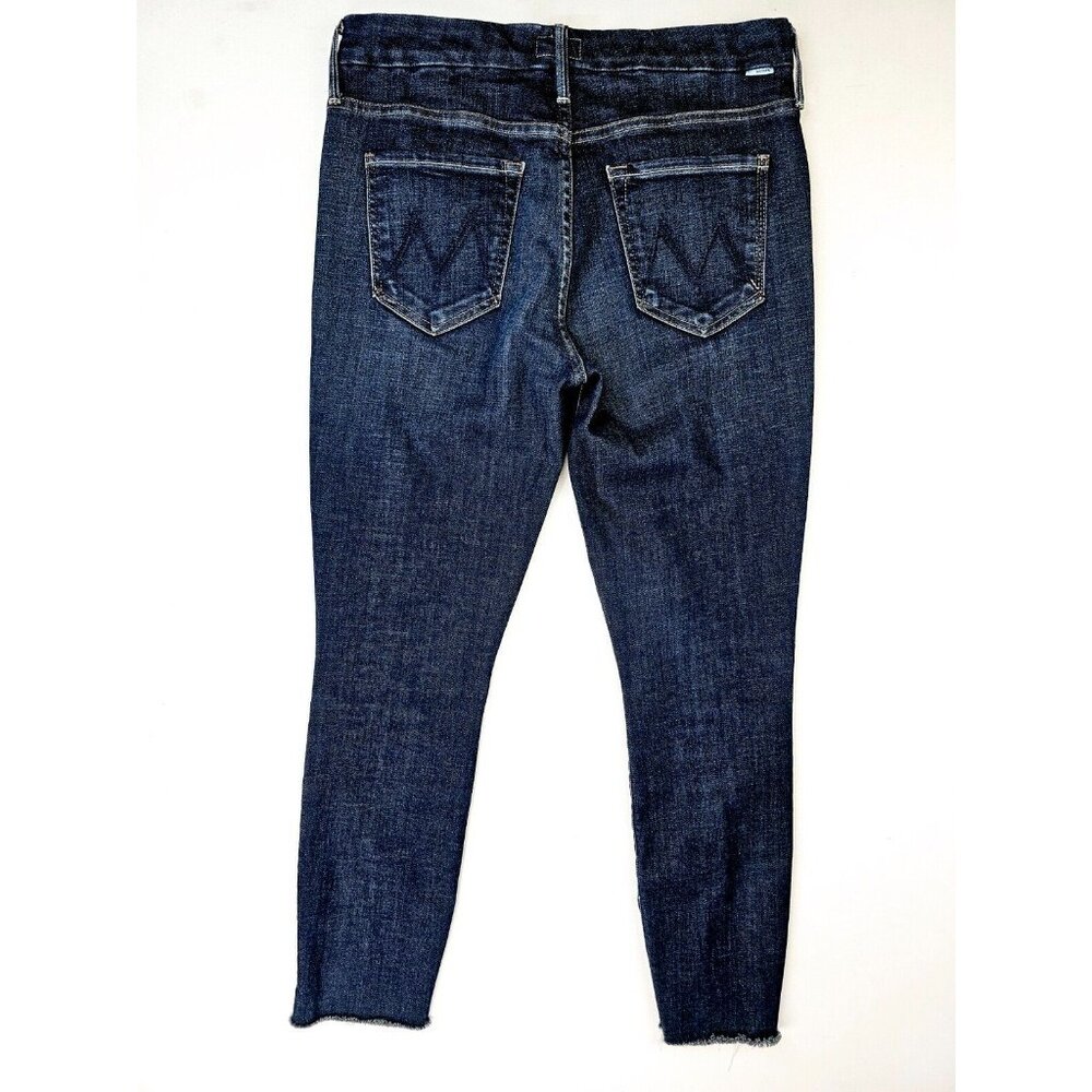 Mother Size 29X27 The Looker Step Frey Bombay Lost and Found Womens Blue Jeans